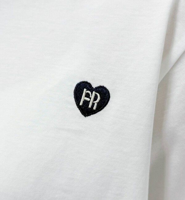 fredy emue「ハートFR刺繍ヘンリーTシャツ」|Tシャツ・カットソー|
