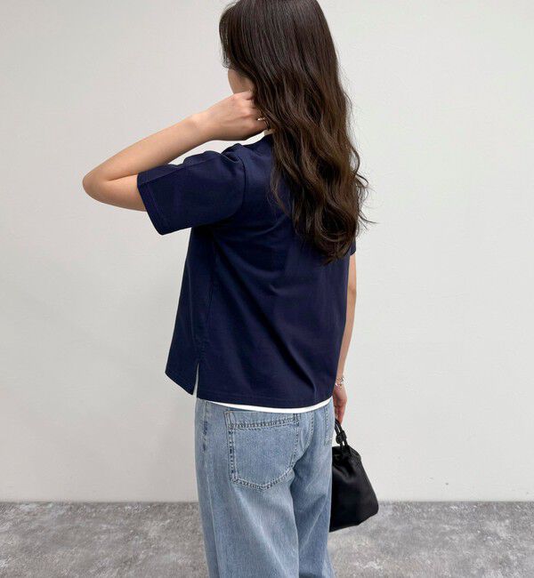 fredy emue「ハートFR刺繍ヘンリーTシャツ」|Tシャツ・カットソー|