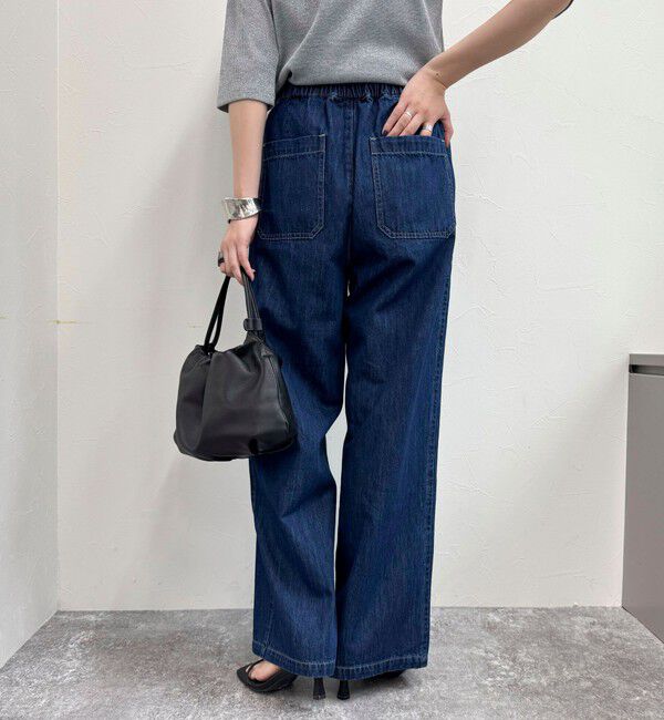 fredy emue「ライトオンスデニムベイカーイージーパンツ」|デニム|