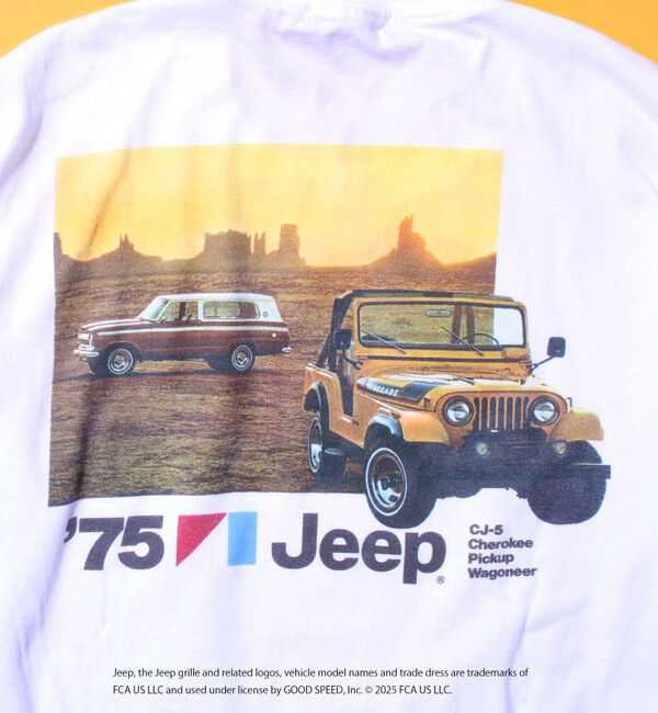 GLOSTER「【GOOD ROCK SPEED】Jeep / ジープ バックプリント ロングスリーブTシャツ ロンT」|Tシャツ・カットソー|