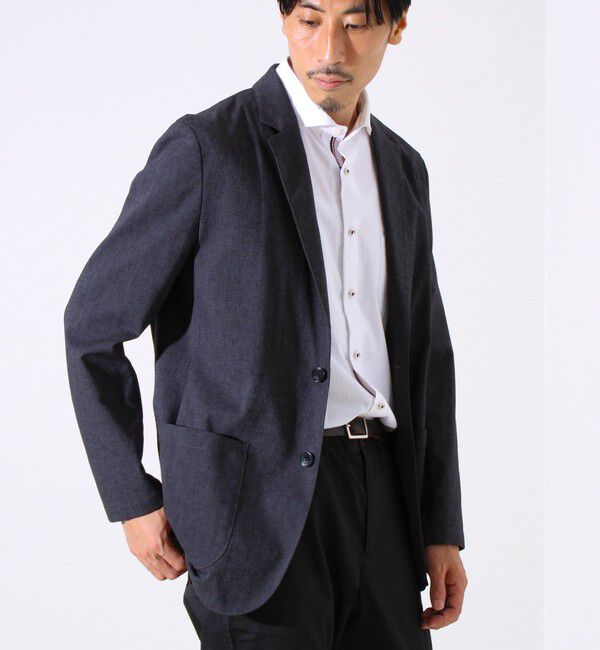 GLOSTER「【ビジカジ/セットアップ対応】GLOSTER イージーケアジャケット」|テーラードジャケット|