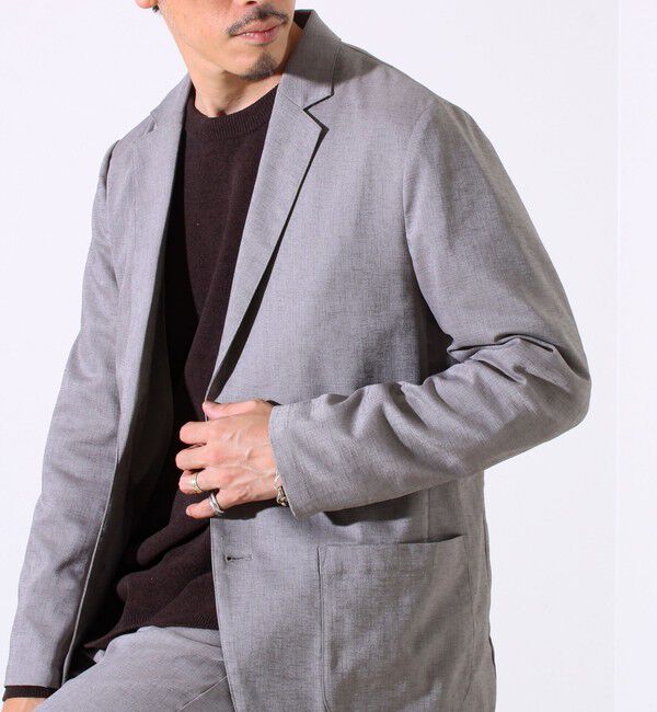 GLOSTER「【ビジカジ/セットアップ対応】GLOSTER イージーケアジャケット」|テーラードジャケット|