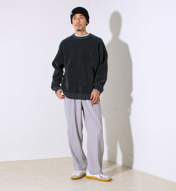 GLOSTER「【昨年人気アイテム再登場！チクチクしないニット】モールダブルフェイス プルオーバーニット」|ニット・セーター|