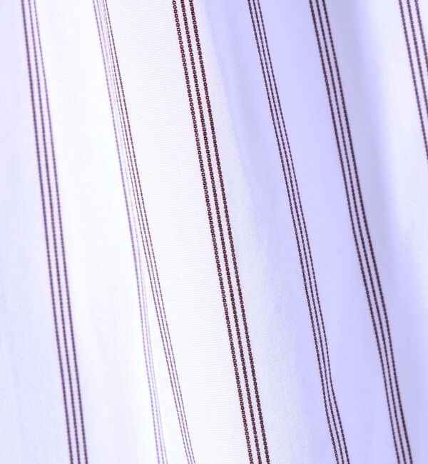 GLOSTER「【裾ステッチで差がつく】ストライプオーバーシャツ」|シャツ・ブラウス|