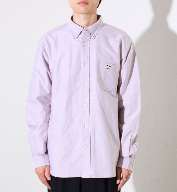 GLOSTER「【定番&times;遊び心】フレブル刺繍BDシャツ 無地/クレイジーパターン」|シャツ・ブラウス|