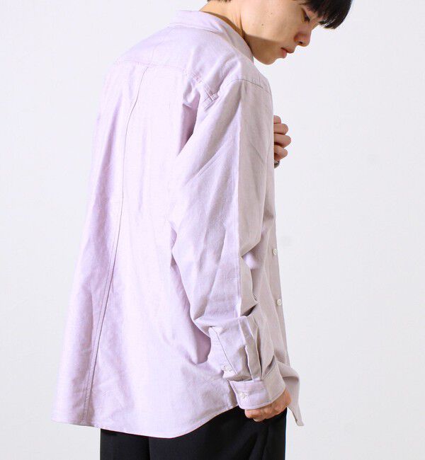 GLOSTER「【定番&times;遊び心】フレブル刺繍BDシャツ 無地/クレイジーパターン」|シャツ・ブラウス|