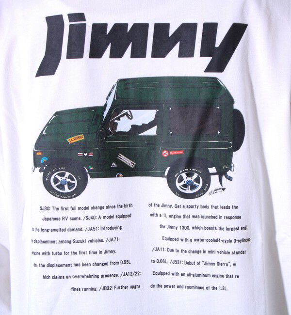 GLOSTER「【ロングセラーコラボ】ジムニー&times;GLOSTER 長袖プリントTシャツ」|Tシャツ・カットソー|