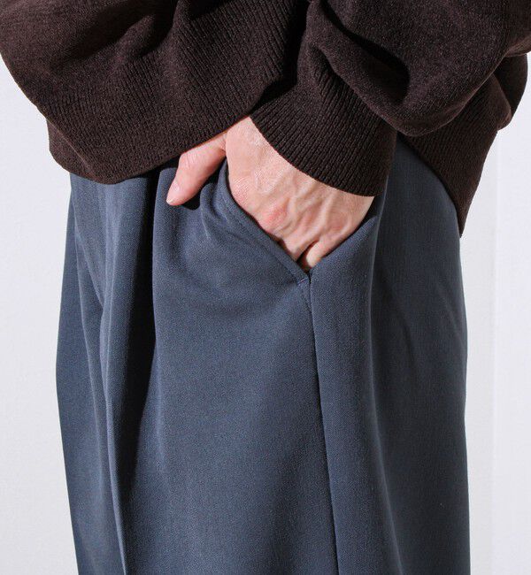 GLOSTER「【細すぎず太すぎない絶妙バランス】TRストレッチ ミディアムストレートパンツ」|チノ|