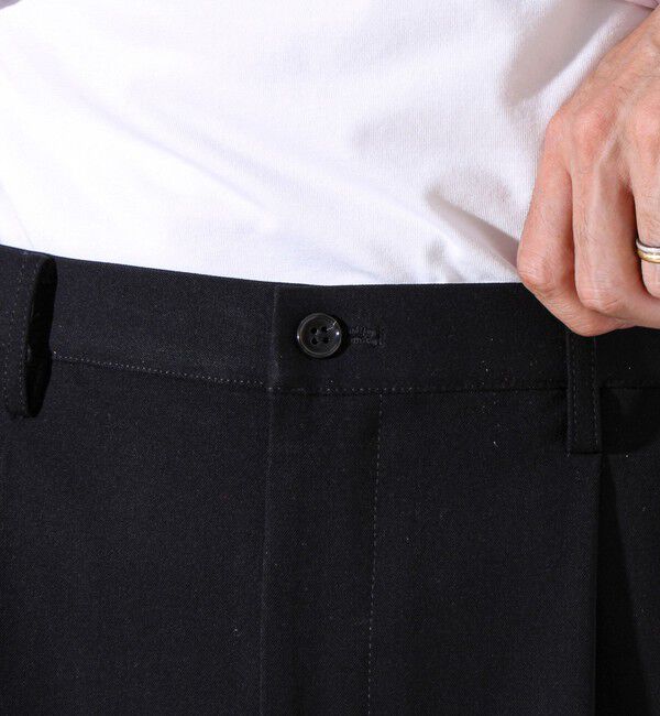 GLOSTER「【細すぎず太すぎない絶妙バランス】TRストレッチ ミディアムストレートパンツ」|チノ|