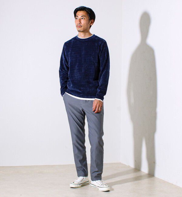 GLOSTER「【重ね着見えで即サマになる】カットコール フェイクレイヤードロンT」|Tシャツ・カットソー|