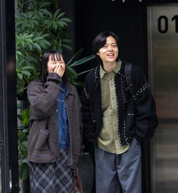 GLOSTER「【ユニセックス対応】ハンドステッチニットジャケット」|カーディガン|