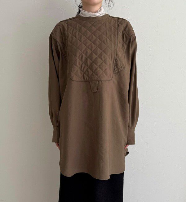 fredy emue「キルティングチュニックブラウス」|シャツ・ブラウス|