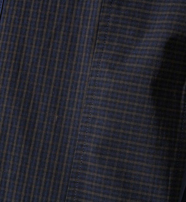 GLOSTER「【無地&times;柄の遊び心デザイン】スマートクレイジーロングスリーブシャツ」|シャツ・ブラウス|