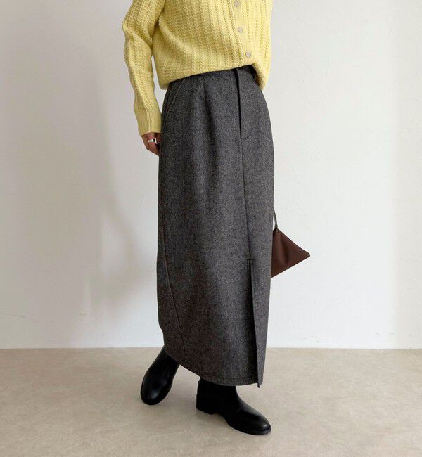 fredy emue「《セットアップ対応》ツィードタイトスカート」|タイト|
