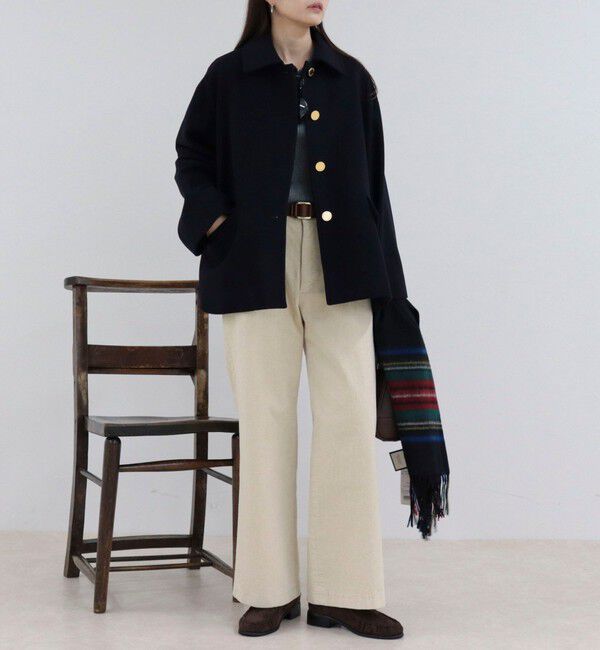 fredy emue「【Traditional WeatherWear】LINTON SHORT コート」|ダッフルコート|