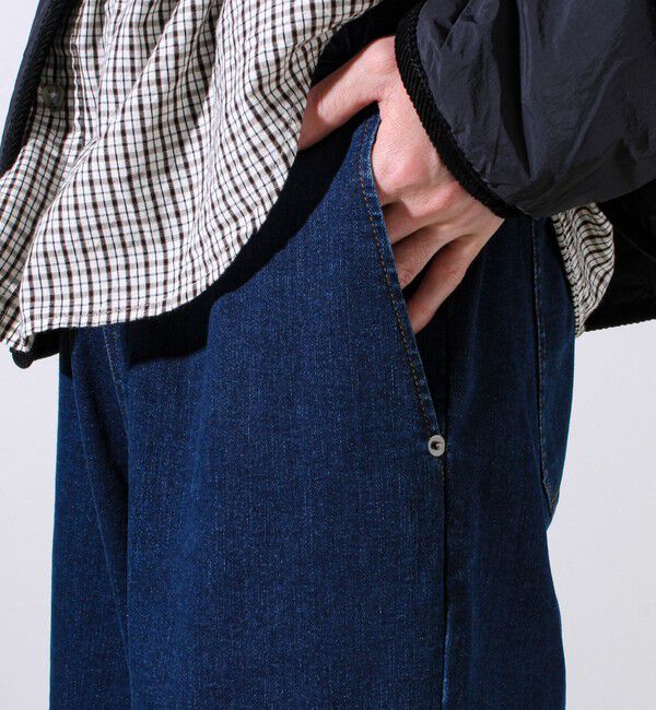 GLOSTER「【シーズンレス/ストレスフリーな穿き心地】ワイドストレッチデニムパンツ」|デニム|