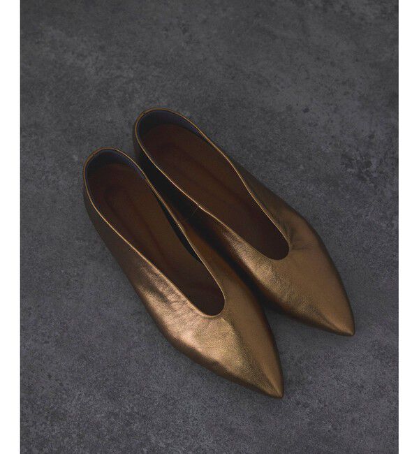 SALON adam et rope'「ソフトレザーフラットシューズ」|パンプス|