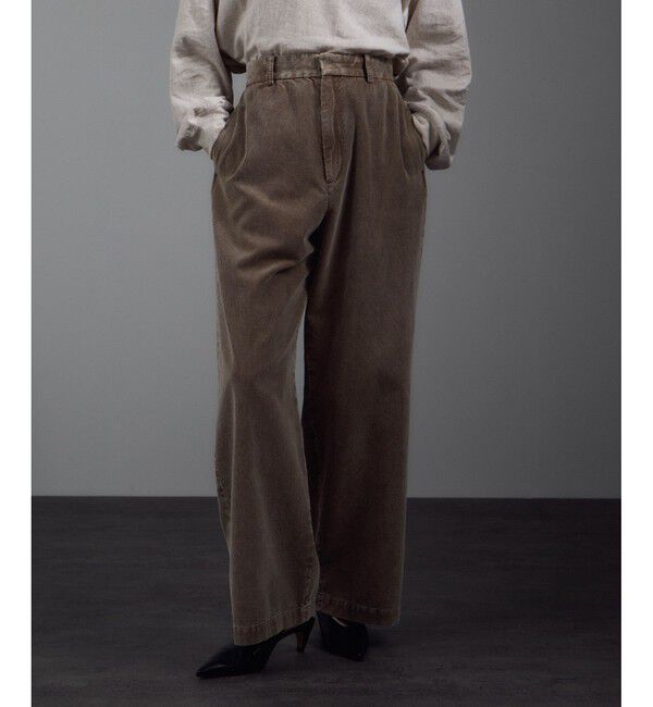 SALON adam et rope'「フェードコーデュロイパンツ / セットアップ対応」|チノ|