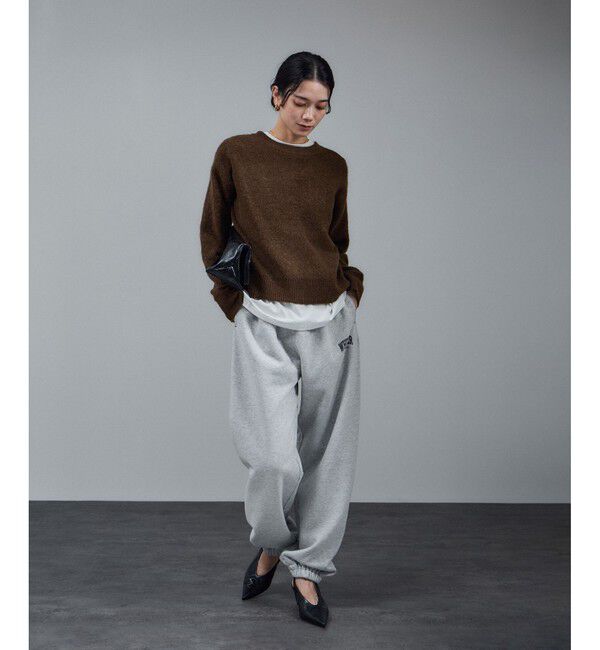 SALON adam et rope'「【WEB限定】2WAYニュアンスメタルボタンシャギークルーカーディガン 2」|カーディガン|