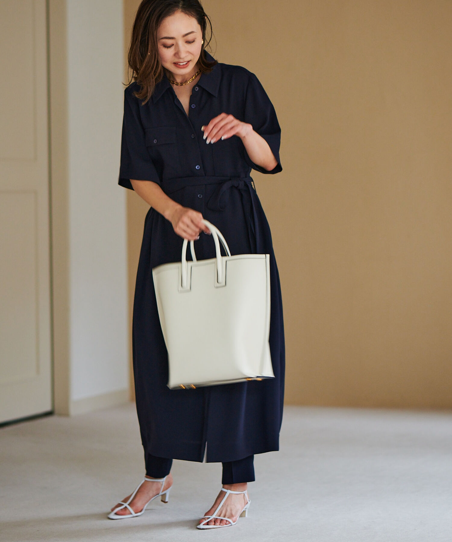 E'POR「【E'POR】【A4対応】【一部直営店舗・WEB限定】LIMITED MODEL Ree Large（リー）【雑誌掲載】」|トートバッグ|