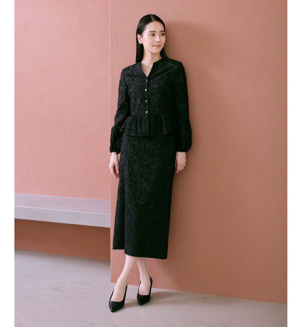 ROPE「ジャガードタイトスカート/セットアップ対応」|スカート|