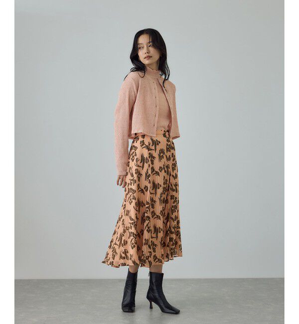 ROPE「ボタニカルダイコンパクトカーディガン/イージーケア・アンサンブル対応」|カーディガン|