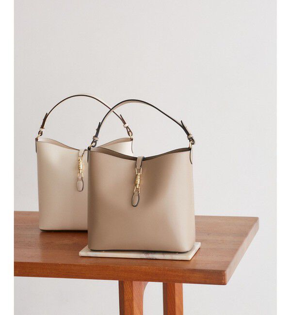 VIS「【2WAY】3層ワンショルダーホーボーバッグ」|ショルダー・メッセンジャー|ベージュ系(28)