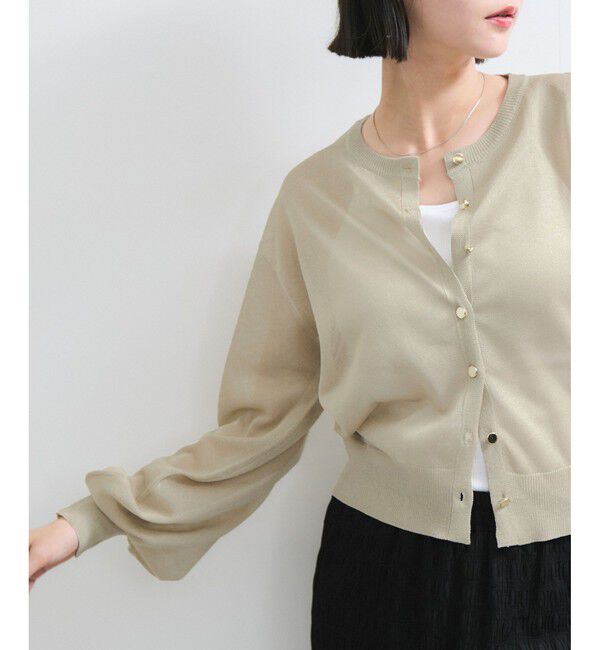 VIS「【WEB限定】ラメシアーカーディガン」|カーディガン|