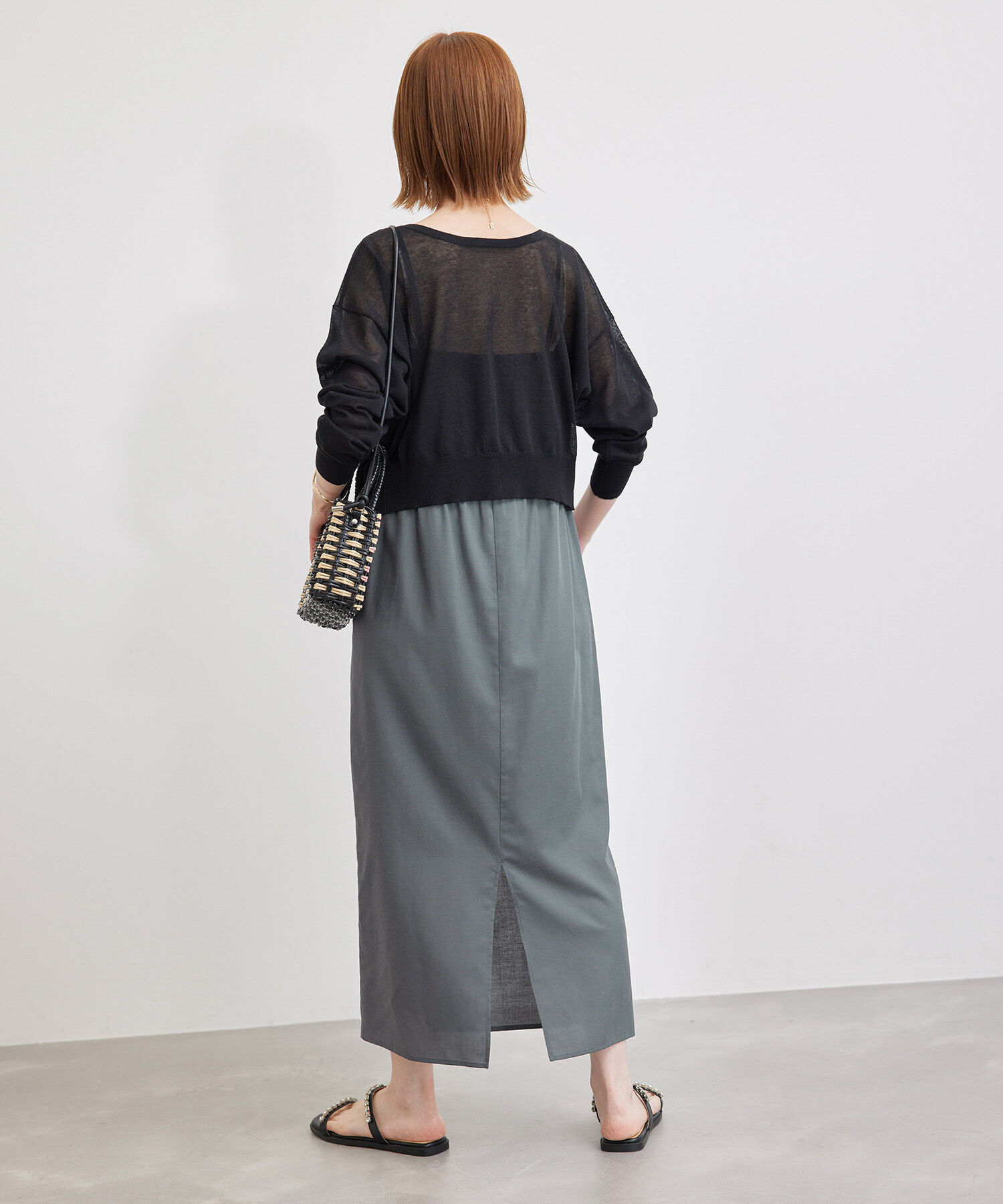 Rope&rsquo;Picnic「麻混キャミワンピース」|ワンピース|