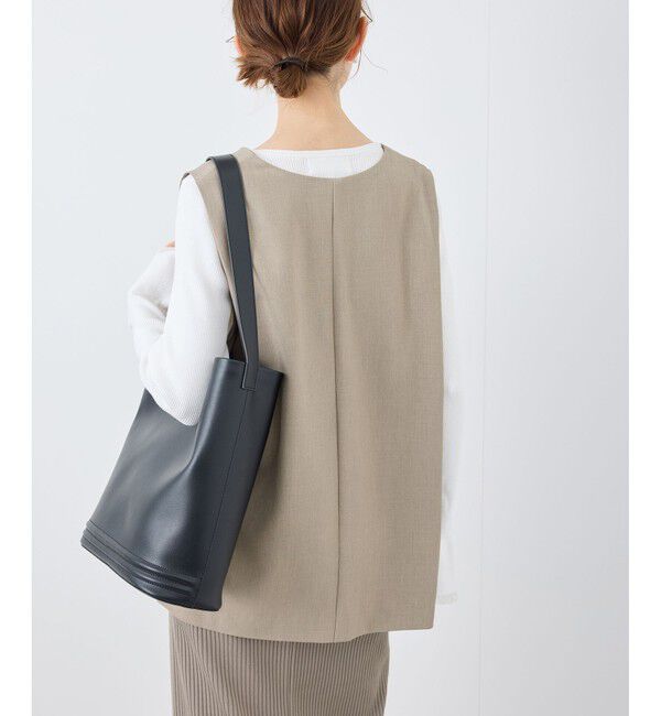 Rope&rsquo;Picnic「【花粉ガード】クリアツイルジレベスト/セレモニー・通勤対応・セットアップ対応」|ベスト・ジレ|