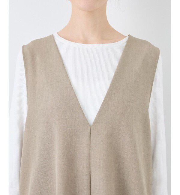 Rope&rsquo;Picnic「【花粉ガード】クリアツイルジレベスト/セレモニー・通勤対応・セットアップ対応」|ベスト・ジレ|