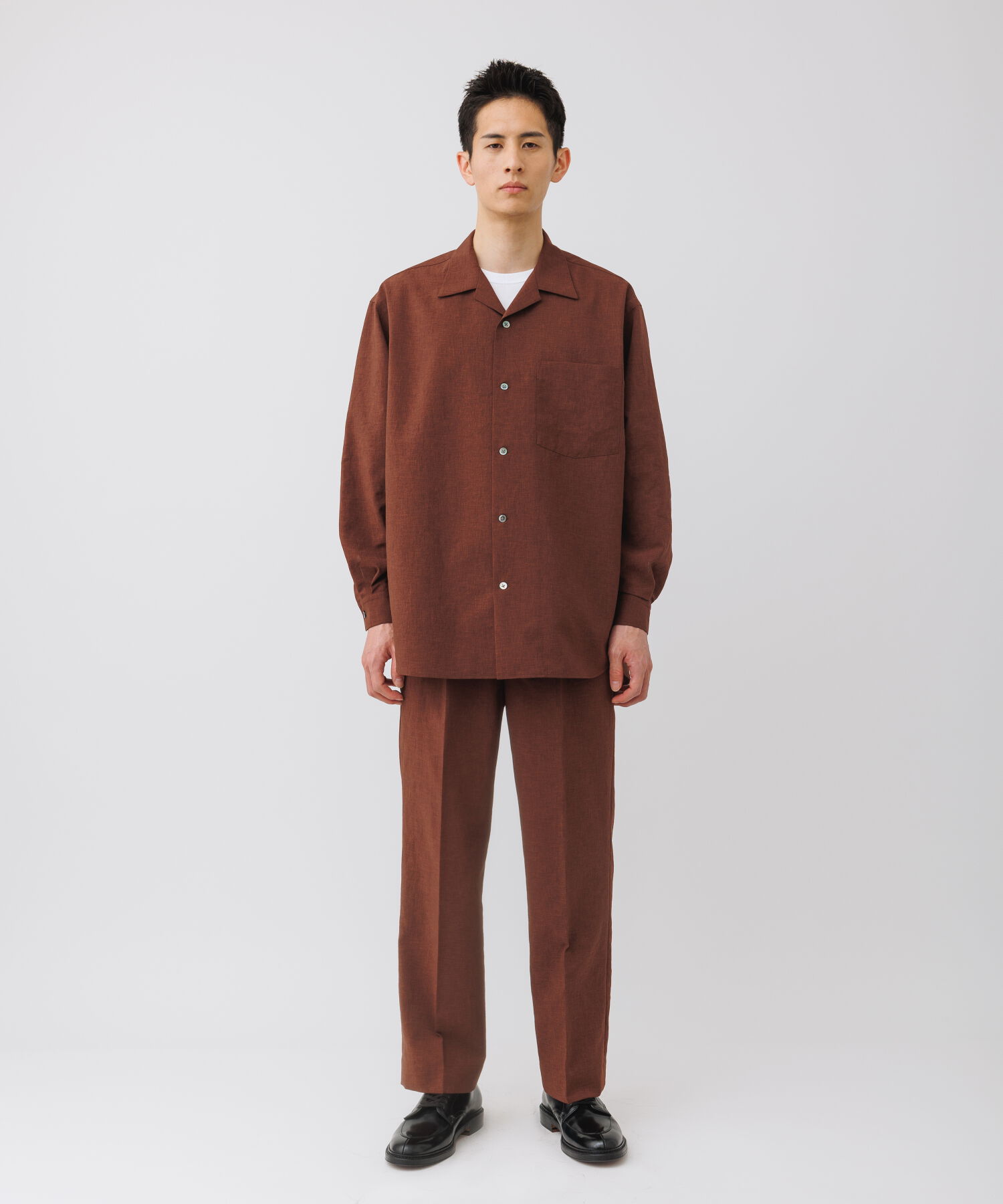 ADAM ET ROPE'「イージー ストレート アンクルパンツ / 速乾 /冷感 / イージーケア / ユニセックス」|スラックス|