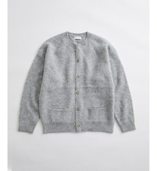 ADAM ET ROPE'「【定番】モヘアミックス オーバーサイズ クルーネックカーディガン / ユニセックス」|カーディガン|