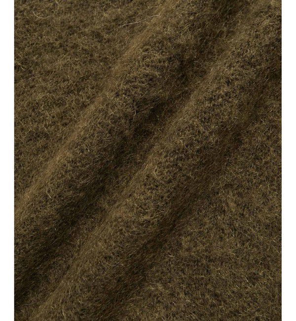 ADAM ET ROPE'「【定番】モヘアミックス オーバーサイズ クルーネックカーディガン / ユニセックス」|カーディガン|