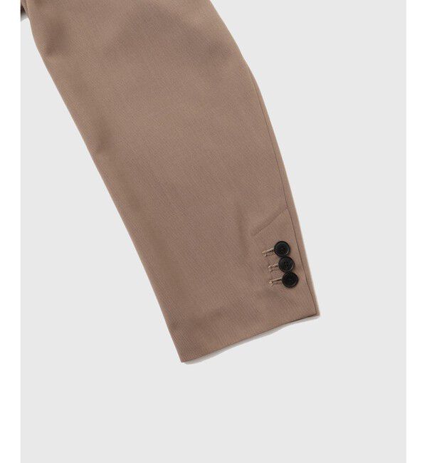 ADAM ET ROPE'「サマーウーステッド ボックスシルエット アンコンジャケット / セットアップ可能」|テーラードジャケット|