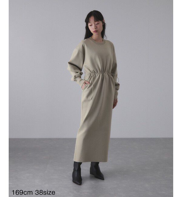 ADAM ET ROPE'「【定番人気】フォルムニットワンピース」|ワンピース|