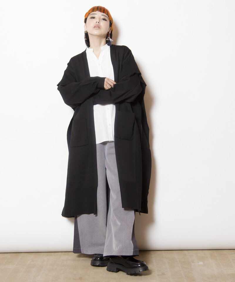  「バイカラーワイドパンツ」|その他|