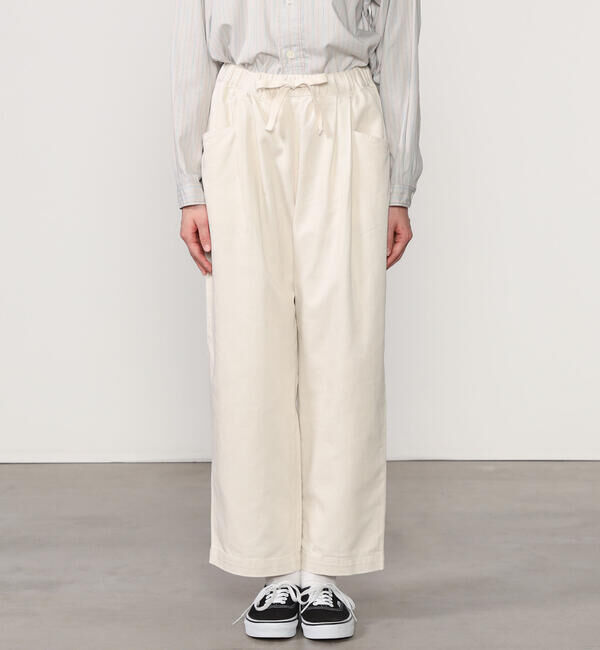 DANTON「DANTON | 2タック イージーパンツ WOMEN」|チノ|