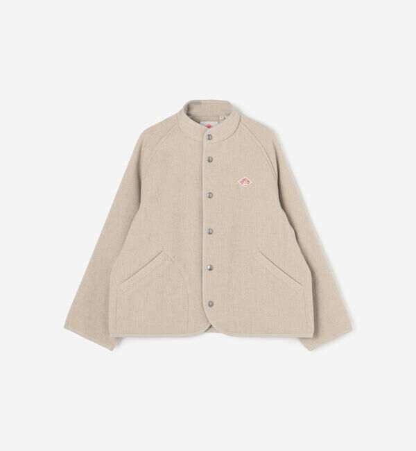 DANTON「DANTON | ウールライトパイル スタンドカラージャケット WOMEN」|テーラードジャケット|