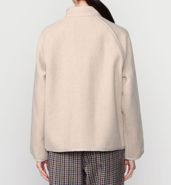 DANTON「DANTON | ウールライトパイル スタンドカラージャケット WOMEN」|テーラードジャケット|