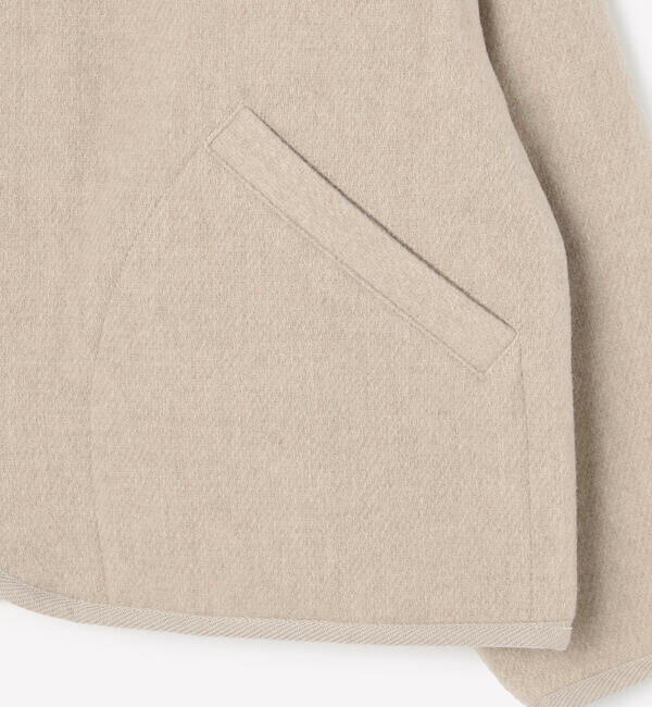 DANTON「DANTON | ウールライトパイル スタンドカラージャケット WOMEN」|テーラードジャケット|