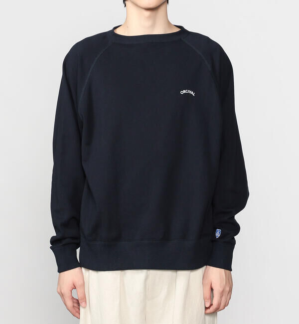  「ORCIVAL | コットン裏毛 スウェットプルオーバー MEN」|スウェット・ジャージ|