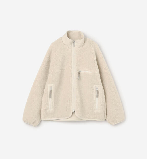 GYMPHLEX「Gymphlex | ライトボア ブルゾン WOMEN」|テーラードジャケット|