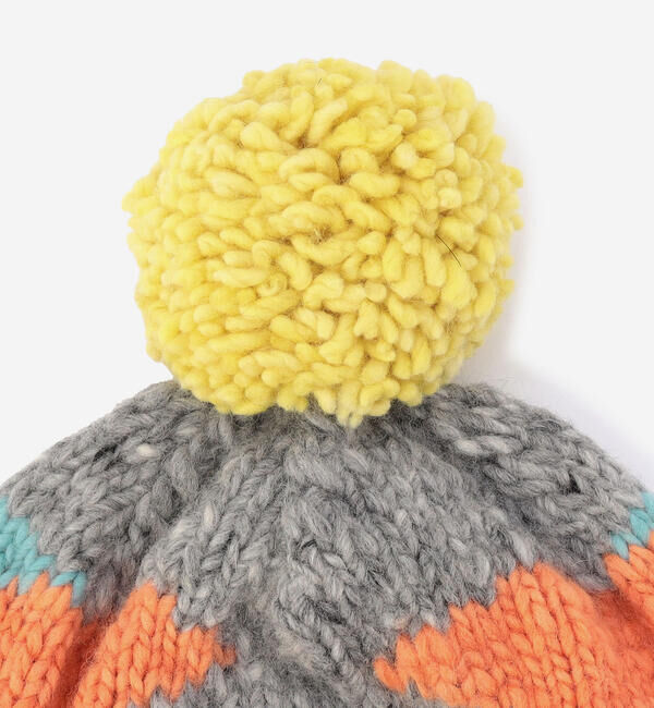  「CHAMULA | ニットキャップ WHITE」|ニット帽|