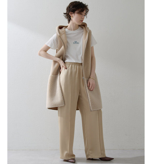 THE PAUSE「【THE PAUSE】THE PAUSE刺繍Tシャツ」|Tシャツ・カットソー|