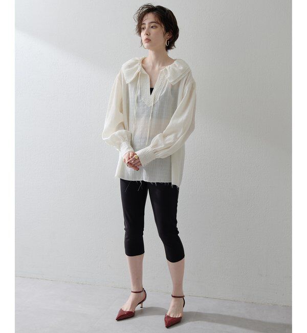 THE PAUSE「【THE PAUSE】カプリパンツ」|チノ|