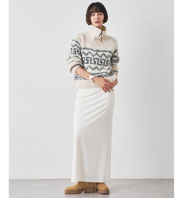  「【BSBEE】カウチンZIP ニット」|ニット・セーター|