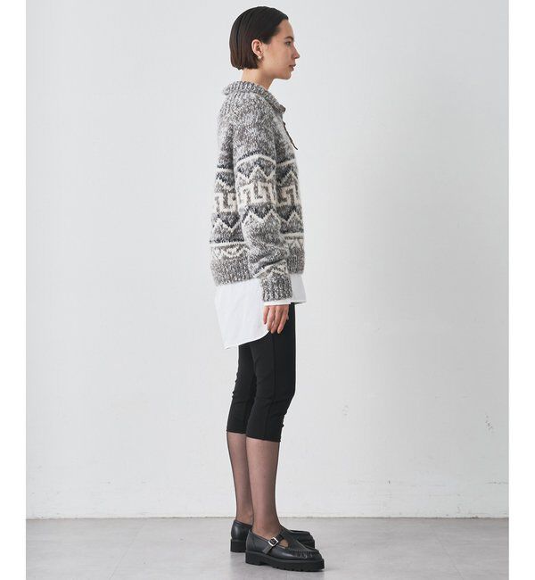  「【BSBEE】カウチンZIP ニット」|ニット・セーター|