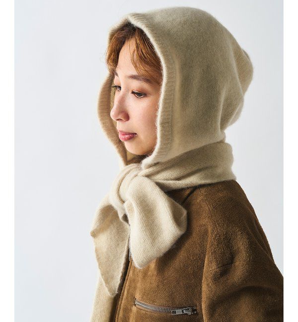  「【THROW】別注カラー Hoodie Scarf」|マフラー|オフホワイト