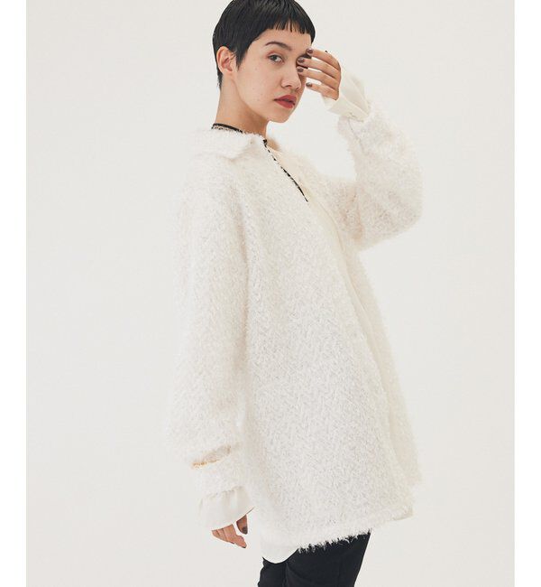 THE PAUSE「【THE PAUSE】フェザーチュールシャツ」|シャツ・ブラウス|